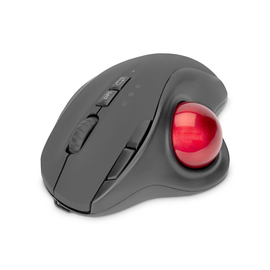 DA-20156 Digitus DA 20156 Wireless Ergonomic Optical Trackball Mouse, red  Produktbild