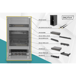 DN-10-SET-3-B Digitus DN 10 SET 3 B 10 inch network bundle, incl. 12U cabinet, Produktbild