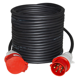 135491 Gifas CEE Verlängerung, 25m H07RN-F 5x4 SW Produktbild front M