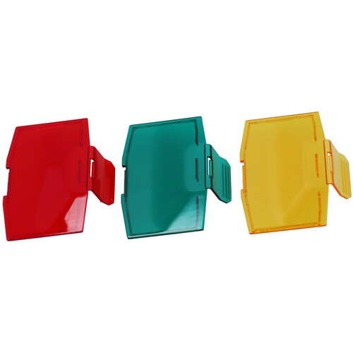 136983 Gifas Farbfilterset rot, gelb, grün FlashLED Produktbild Front View L