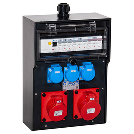 136314 Gifas VG AP Vert. 1xCEE32 1xCEE16 3xSSTD Produktbild front M