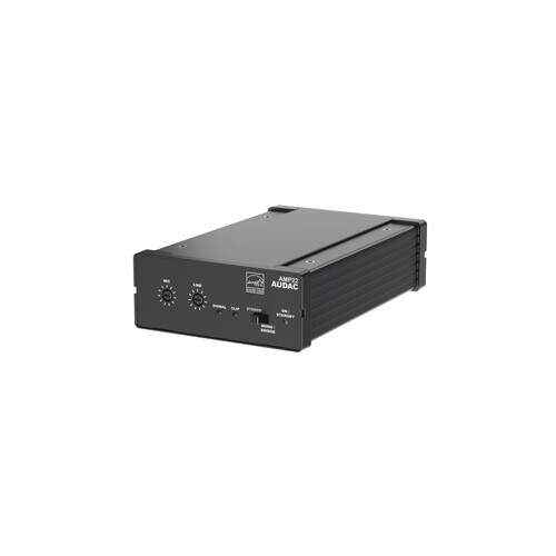 608265 Audac AMP22 Mini Stereoendstufe 2 x 15 W, Line & MIC + WP2xx Input Produktbild