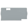 2006-1393 Wago Trennplatte,2 mm dick,überstehend,grau Produktbild
