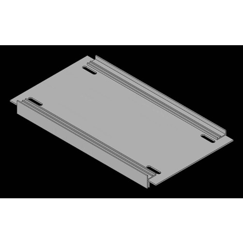 BA150i Mehler Blende geschlossen,Breite A Kunststoff,B275xH150mm Produktbild Front View L