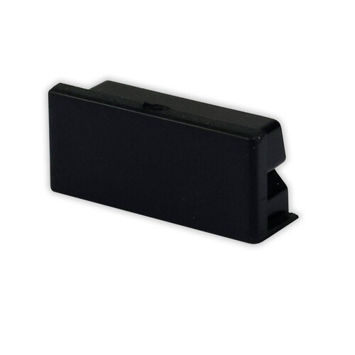 114752 Isoled Endkappe EC75B schwarz Produktbild Front View L