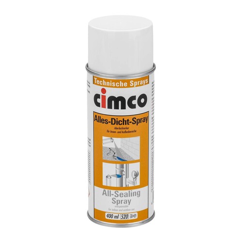 151051 Cimco Alles Dicht Spray, schwarz für innen und außen, Sprühdose 400ml Produktbild Front View L