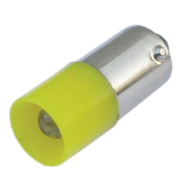 37407 Scharnberger+H. Standard LED 5mm 10x25mm BA9s 235VAC ultra grün mit Einw Produktbild