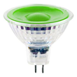 38291 Scharnberger+H. LED Reflektorlampe MR16 50x48mm GU5,3 12VAC/DC 5W 55Lm grü Produktbild