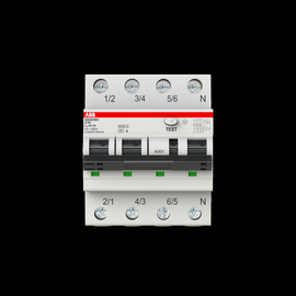 2CSR256140R2164 ABB FI/LS Schalter 3P+N, Typ A, C16, 100mA DS203NC C16 A100 Produktbild front M
