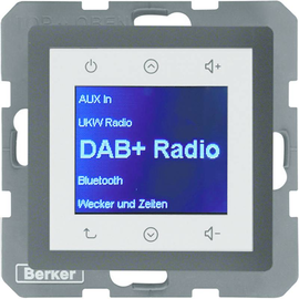 30846086 Berker BERKER Q.x Radio Touch DAB+/Bluet. antzrazit samt Produktbild