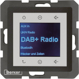 30846086 Berker BERKER Q.x Radio Touch DAB+/Bluet. antzrazit samt Produktbild