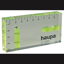 240061 Haupa Acryl Wasserwaage 100 x 50 x 15 mm Produktbild front M