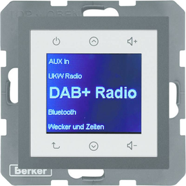30841606 Berker BERKER S.1/B.x Radio Touch DAB+/Bluet. anthrazit matt Produktbild