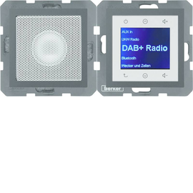 29801606 Berker BERKER S.1/B.x Radio Touch DAB+ Set mit LS anthrazit matt Produktbild