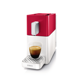 10183742 Cremesso Easy Heart Red / Shell WhiteVollautomatisch geringer Energieve Produktbild front M