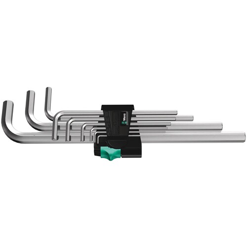 05021909001 Wera 950/9 Hex Plus 2 Winkelschlüsselsatz, metrisch, gestellv Produktbild