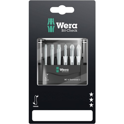 05073638001 Wera Bit Check 6 Universal 2 SB Produktbild