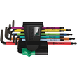 05024335001 Wera 967/9 TX BO Multicolour 1 Winkelschlüsselsatz, BlackLaser Produktbild