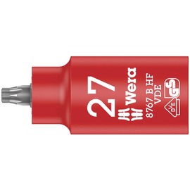 05004922001 Wera 8767 B VDE HF TORX® Zyklop Bitnuss, isoliert, mit 3/8 Antri Produktbild front M