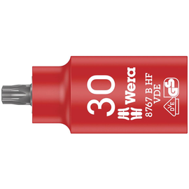 05004923001 Wera 8767 B VDE HF TORX® Zyklop Bitnuss, isoliert, mit 3/8 Antri Produktbild front M