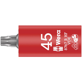 05004925001 Wera 8767 B VDE HF TORX® Zyklop Bitnuss, isoliert, mit 3/8 Antri Produktbild front M