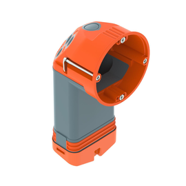 2003828 Obo HE 74 L HW Elektronikdose luftdicht Polypropylen / Thermoplastisc Produktbild front M