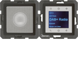 29806086 Berker BERKER Q.x Radio Touch DAB+ Set mit LS anthrazit samt Produktbild