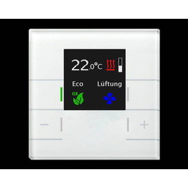 SCN-RTRGW.02 MDT Glas Raumtemperaturregler Smart mit Farbdisp Produktbild