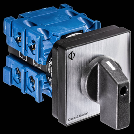 70012755 Kraus & Naimer CH10.A200.E Ausschalter,1polig,60°,4-Lochbefestigg. Produktbild front M