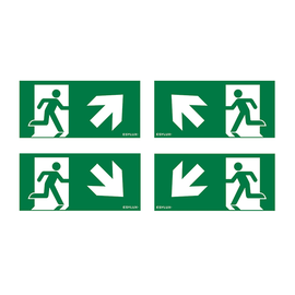 EN10032752 Esylux SLE 23 SYMBOL SET 2 Piktogramm Satz für Serie SLE, 23 m Erk Produktbild front M