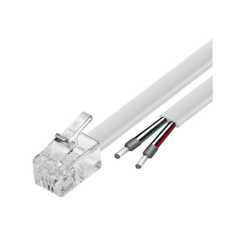 EC10431517 Esylux CABLE RJ10 OPEN END 10m WH Verbindungskabel RJ10 Open end,  Produktbild