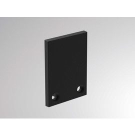 600-aek211b Molto Luce Endstück zu Midi Profil Schwarz Produktbild front M