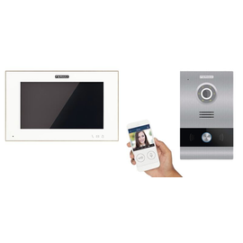 F1506 Fermax FERMAX MEET 1TN Videoset Alu/ silber 10 WIT Monitor weiß Produktbild front M