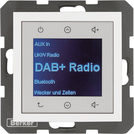 29848989 Berker S.1/B.x Radio Touch DAB+ polarweiß glänzend Produktbild