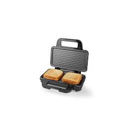 KASG100FBK Nedis Sandwichmaker , 900 W , 26.8 x 14.5 cm , Automatischer Temperat Produktbild