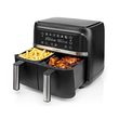 KAAFD350EBK Nedis Heissluft Friteuse , 2x3.8 l , Timer: 60 min , Digital , Sch Produktbild