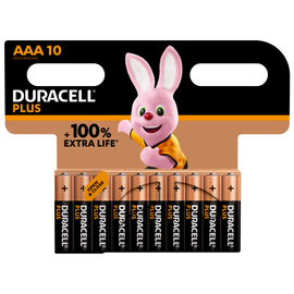 5000394163584 Duracell Plus (10 Stk.Bl.) AAA(MN2400/LR03) CP10 Produktbild