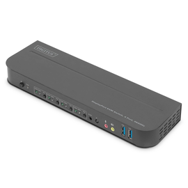 DS-12890 Digitus KVM Switch, 4x1,DP, DP/HDMI Out,USB 4Kx2K@60Hz Produktbild