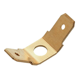 181240 Cimco Flachstecker zum Schrauben, abgewinkelt 2 x 45?, 6,3 x 0,8, M4 Produktbild