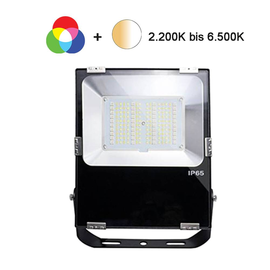 10011414 Civilight LED Fluter Zeus, 60W,5.000lm, RGB+CCT, IP65, SKI,120°dim Produktbild