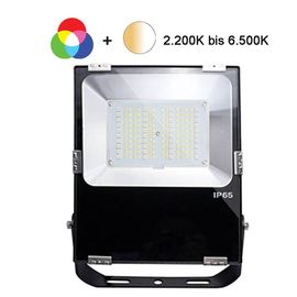 10011415 Civilight LED Fluter Zeus,100W,8.000lm, RGB+CCT, IP65, SKI,1 Produktbild