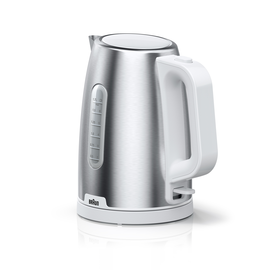 0X21010071 Braun WK1500WH Wasserkocher PurShine 2200W 1,7L Silber/weiß Produktbild