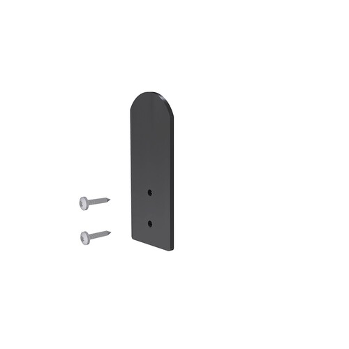 86525-00 SL Rack Abschlussdeckel für Einlegesystem, schwarz eloxiert Produktbild Front View L
