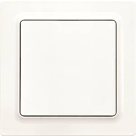 30055727 Eltako F2T55E pm Funktaster polarweiß matt 55x55mm batterie und le Produktbild front M