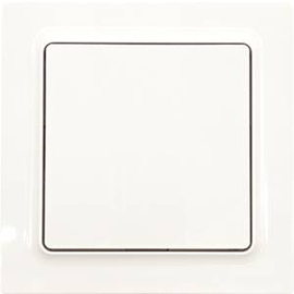 30055737 Eltako WS55E pg Wippschalter, polarweiß glänzend E-Design55 Produktbild front M