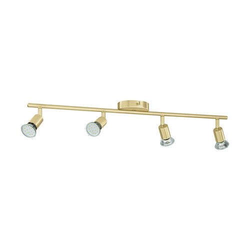 33187 Eglo LS/4 MESSING GEBÜRSTET BUZZ-LED Produktbild Front View L