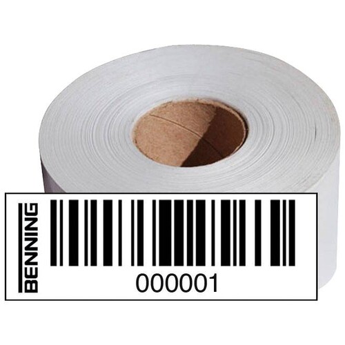 756301 Benning Barcodeetiketten/ barcode labels (Nr. 1   1000) Produktbild Front View L
