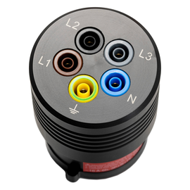 044040 Benning BENNING TA 7 16 (new) 16 A CEE adapter with 4 mm test socket Produktbild front M