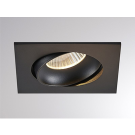 308-30029600 Tecnico KALIO SQUARE R EINBAUSTRAHLER schwarz LED 8W Produktbild front M