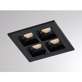 472-30013660 Tecnico LIRO R EINBAUSTRAHLER schwarz LED 6W Produktbild front M